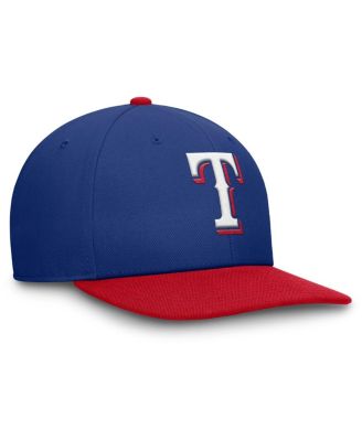 Men's Royal/Red Texas Rangers Pro Performance Snapback Hat