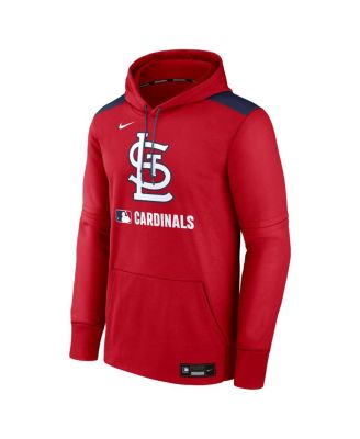 Men's Red St. Louis Cardinals Authentic Collection Performance Pullover Hoodie