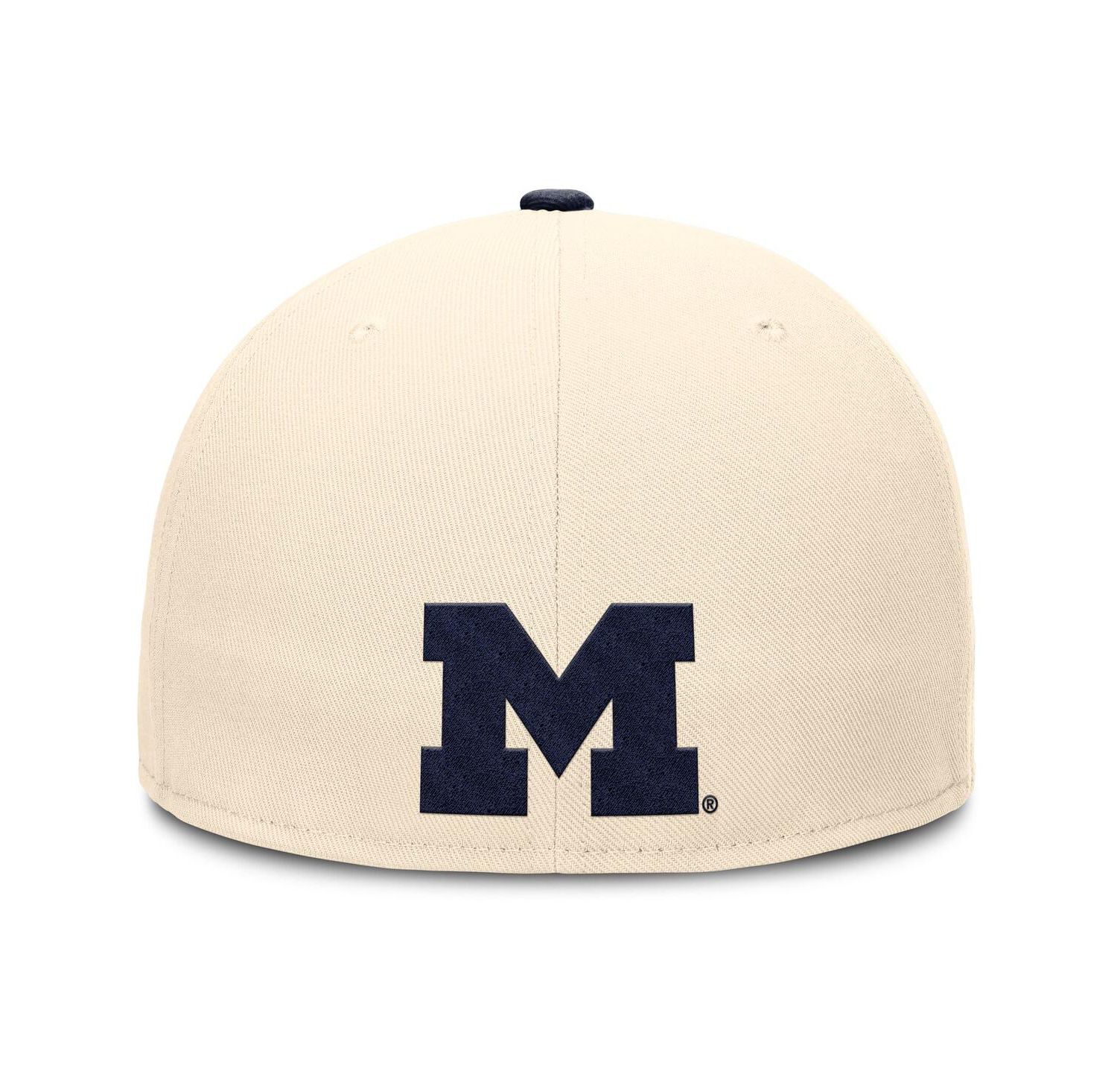 Men's Natural Michigan Wolverines Primetime True Performance Fitted Hat