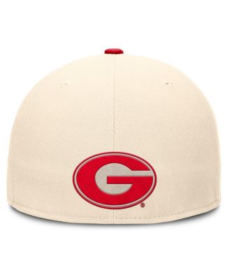 Men's Natural Georgia Bulldogs Primetime True Performance Fitted Hat