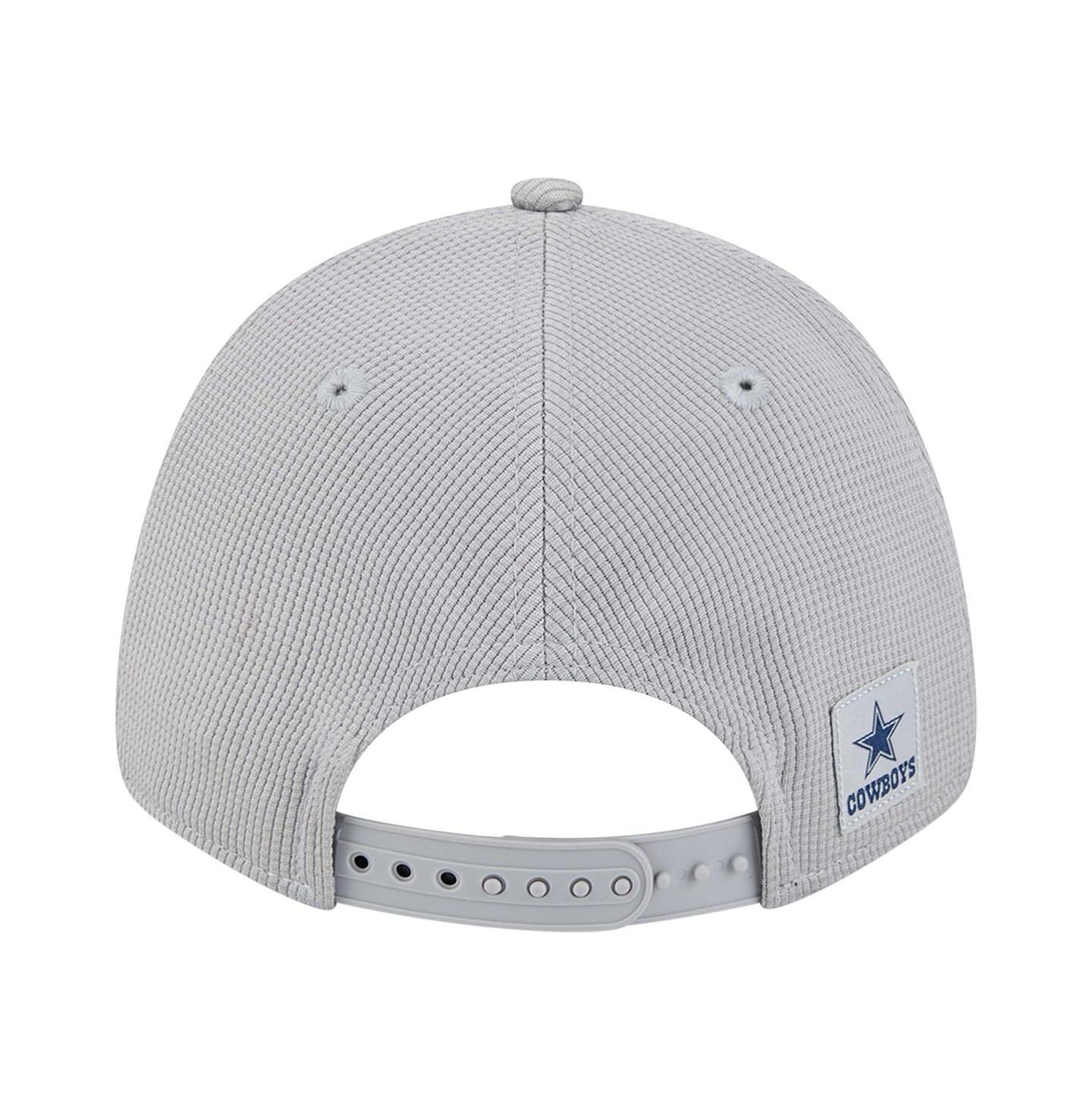 Мужская кепка New Era Gray Dallas Cowboys Pivot 9FORTY Adjustable Hat — фото 4