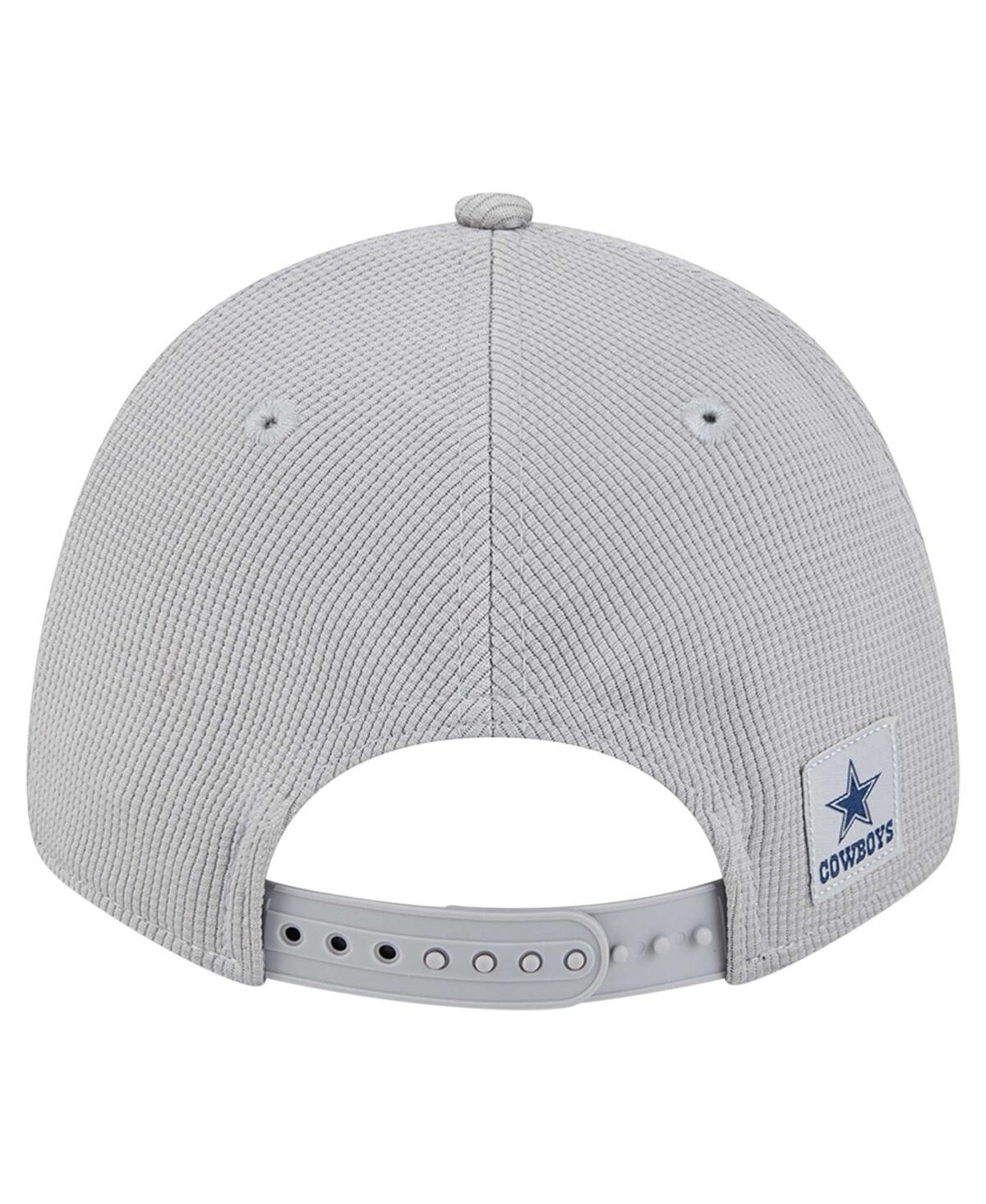 New Era Men's Gray Dallas Cowboys Pivot 9forty Adjustable Hat In Gray