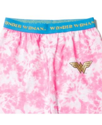 Girls DC Comics Wonder Woman Pajama Shirt and and Pajama Pants Sleep Set