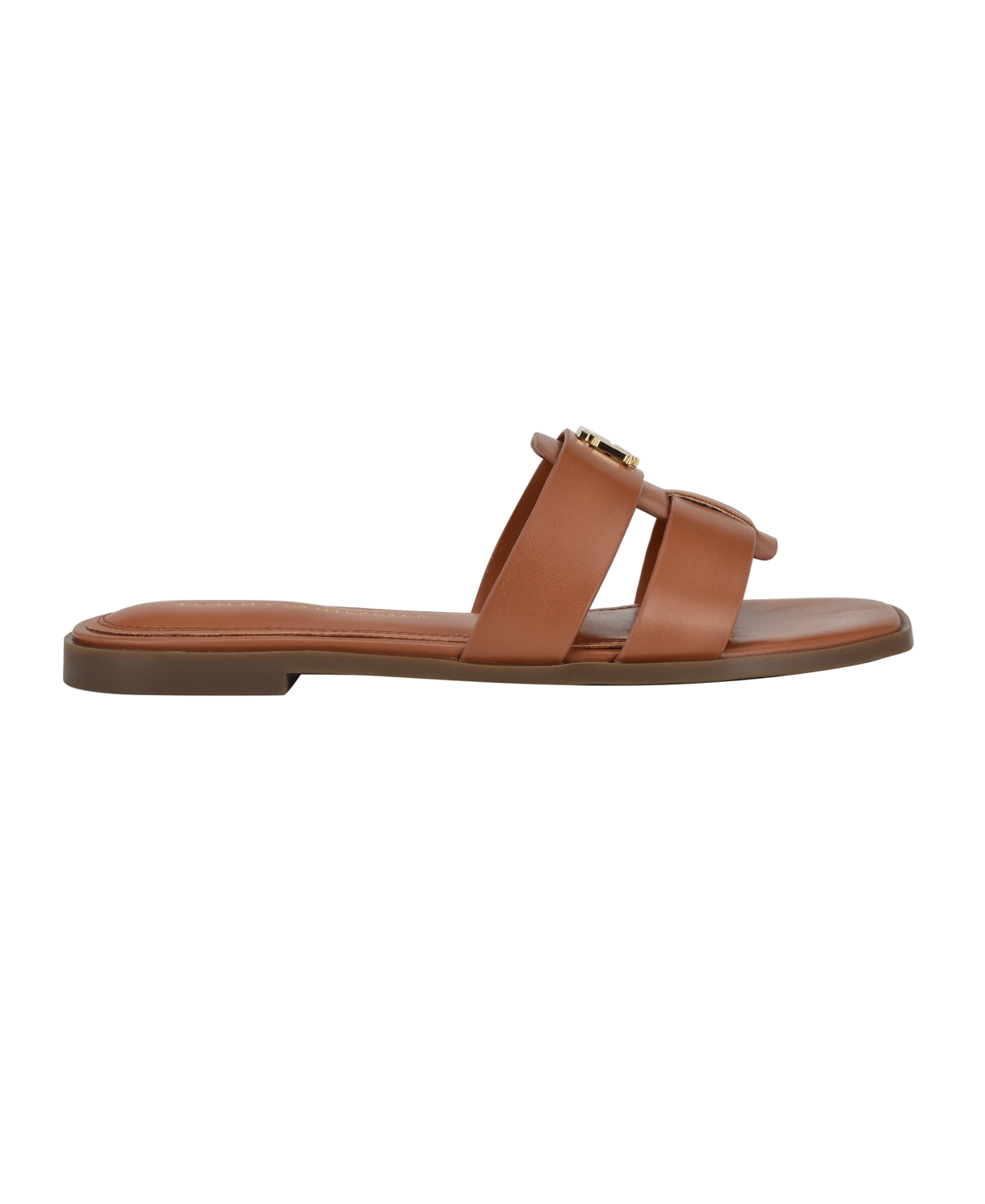 Tommy Hilfiger Pixee Slide Sandal In Cognac