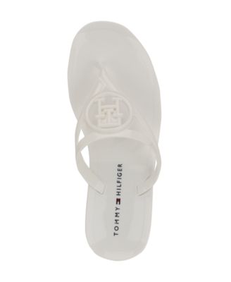 Women's Vedna Cutout Logo Jelly Thong Sandals