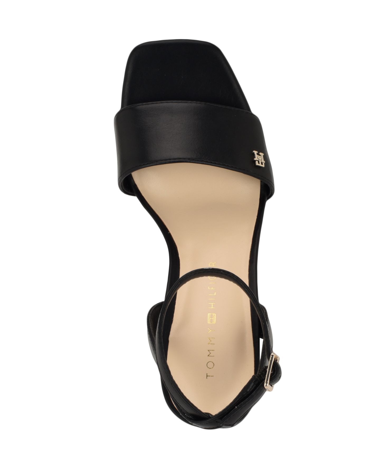 Женские сандалии Tommy Hilfiger Skilars High Block Heel, цвет: Чёрный — фото 5