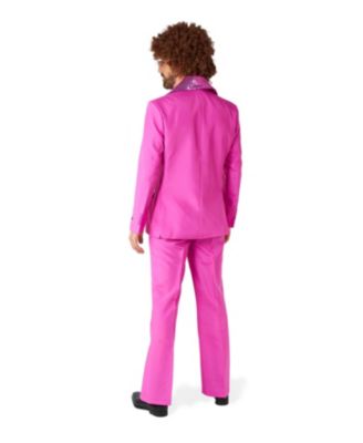 Men's Disco Costume Suit - Saturday Night Fever Outfit - Blazer And Flare Pants - Orange