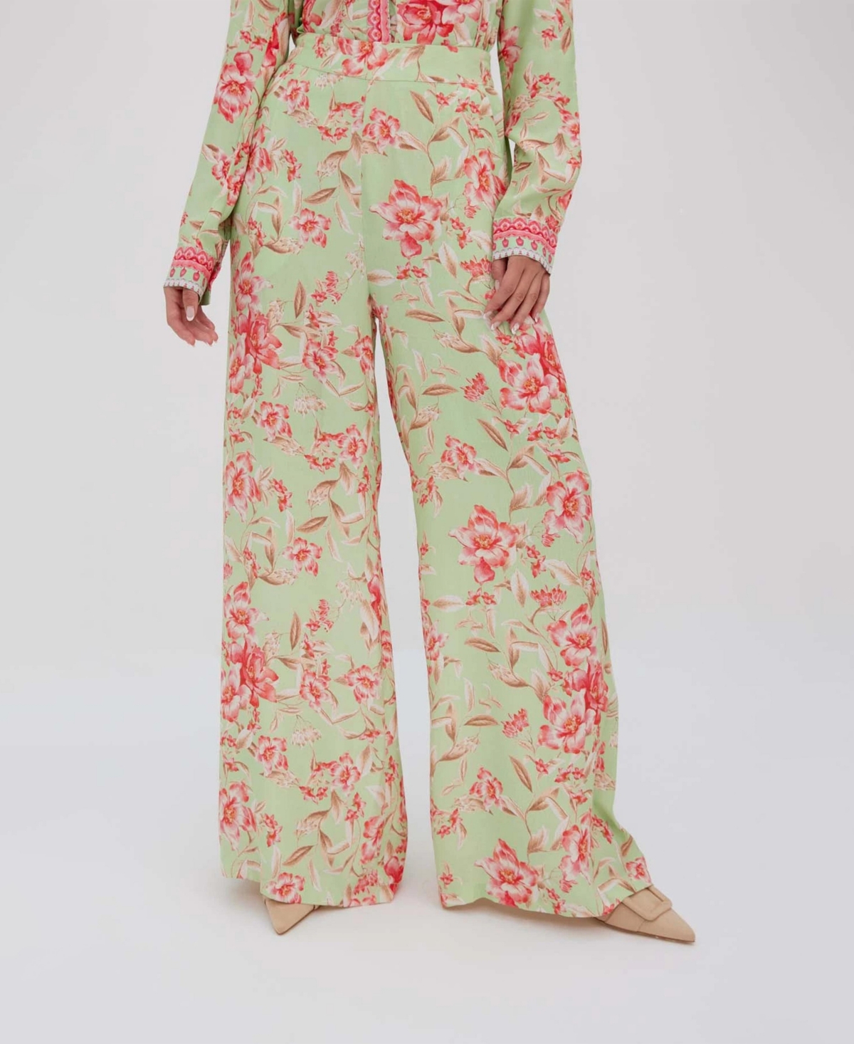 Women's Raishma Naomi Green Trousers - Green