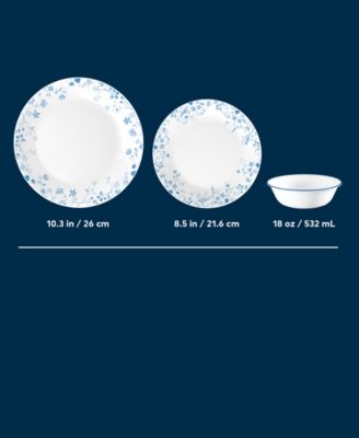 Garden Song 12 Pc. Dinnerware Set, Service for 4