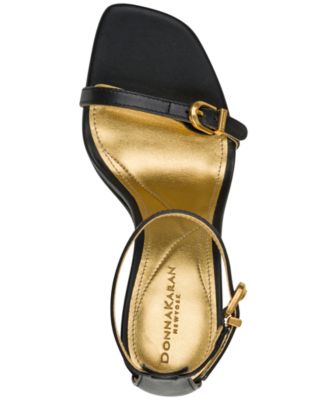 Donna Karan Women's Pryce Buckle Ankle-Strap Dress Sandals
