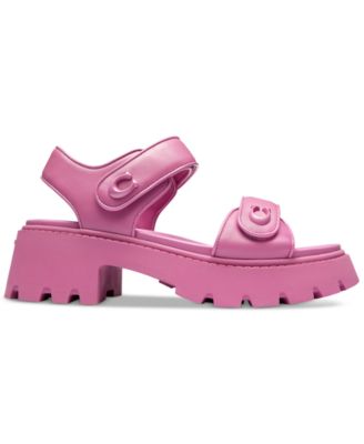 Brynn Buckled Leather Platform Sandals
