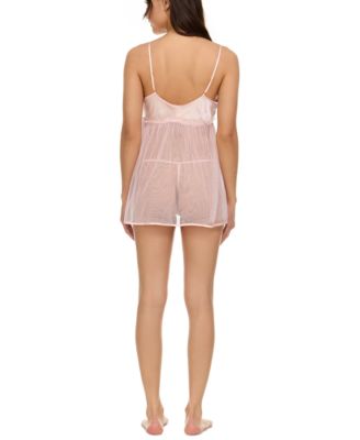 Bellflower Babydoll Chemise 2pc Lingerie Set