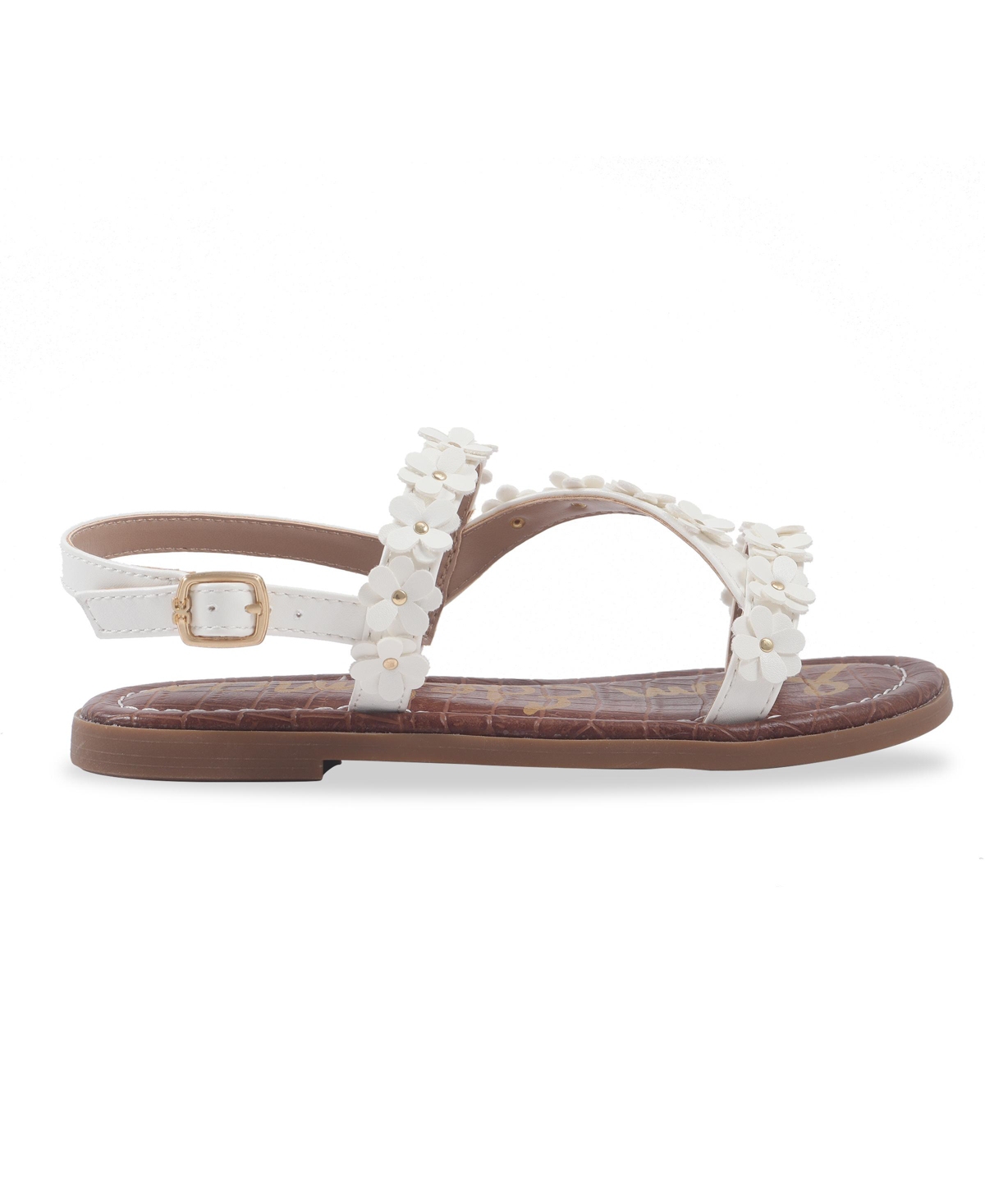 Sam Edelman Little And Big Girls Gigi Flower Gladiator Sandals In White