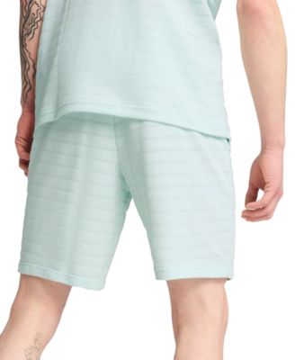 Men's Ess Elevated Regular-Fit Textured Stripe 9" Shorts
