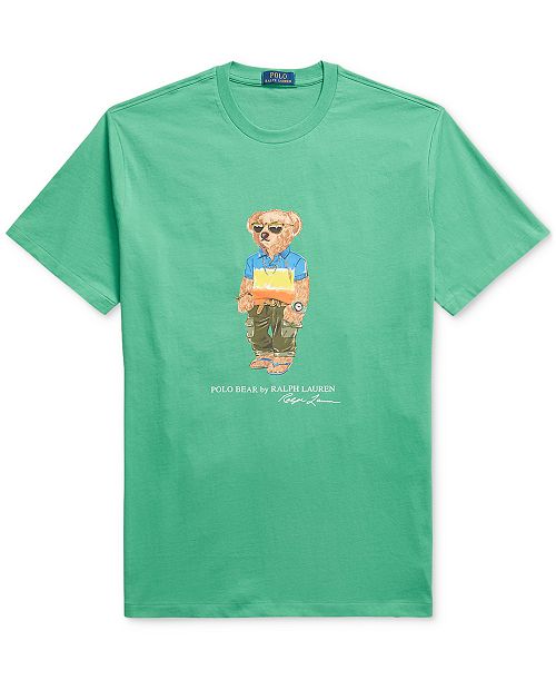 alfani Polo Ralph Lauren Men's Big & Tall Polo Bear Jersey T-Shirt Men's Fashion & Accessories