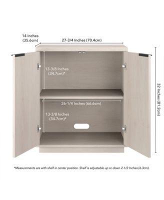 28" Mansfield Wide Rectangular Accent Cabinet