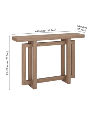 44" Breslow Wide Rectangular Console Table
