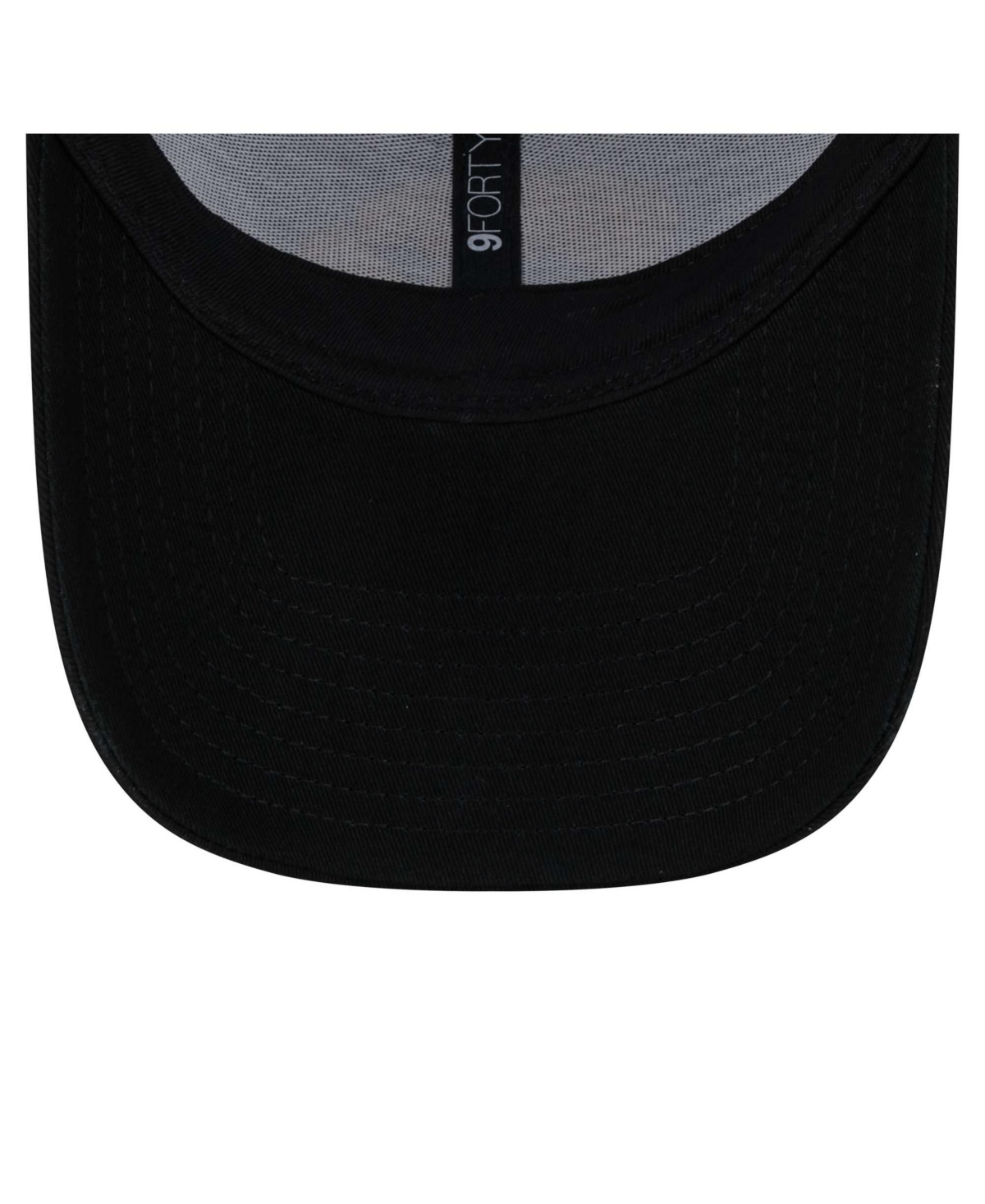 NEW ERA MEN'S BLACK IOWA HAWKEYES TRUCKER 9FORTY ADJUSTABLE HAT 