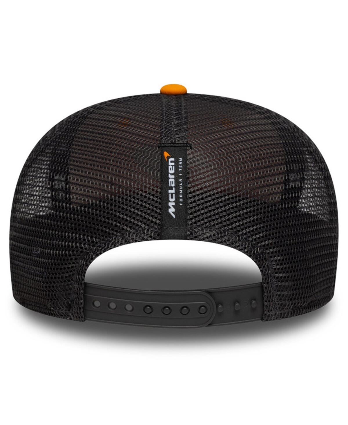 Shop New Era Big Boys And Girls Lando Norris Orange/anthracite Mclaren F1 Team 2025 Replica 9fifty Stretch-snap T In Orange,anthracite