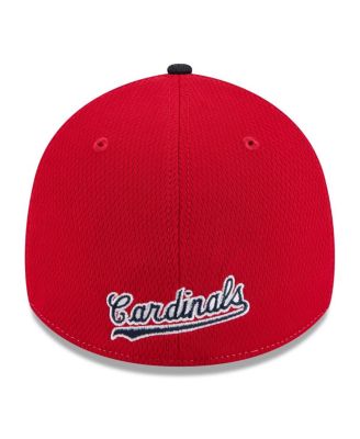 Men's Red/Black St. Louis Cardinals 2025 MLB Clubhouse 39THIRTY Flex Hat