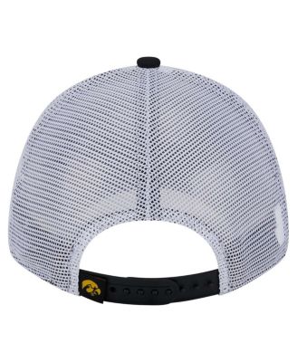 Men's Black Iowa Hawkeyes Trucker 9FORTY Adjustable Hat