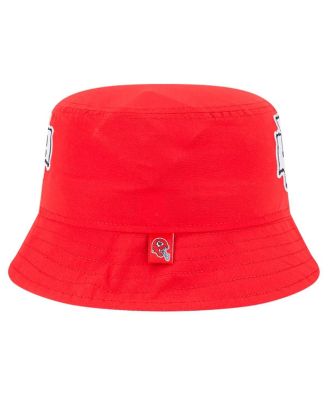 Men's Red Kansas City Chiefs Helmet Bucket Hat