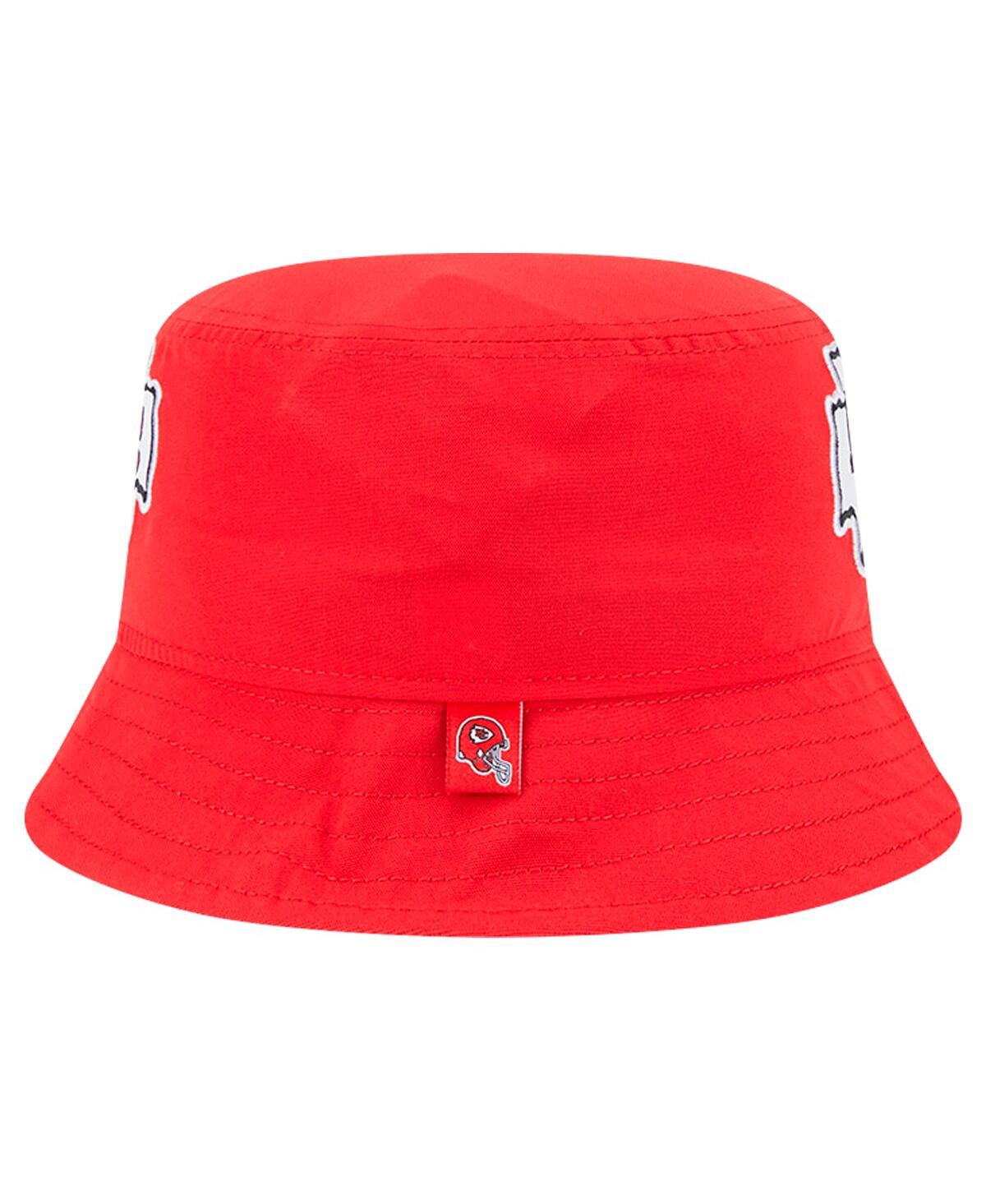 Shop New Era Men's Red Kansas City Chiefs Helmet Bucket Hat
