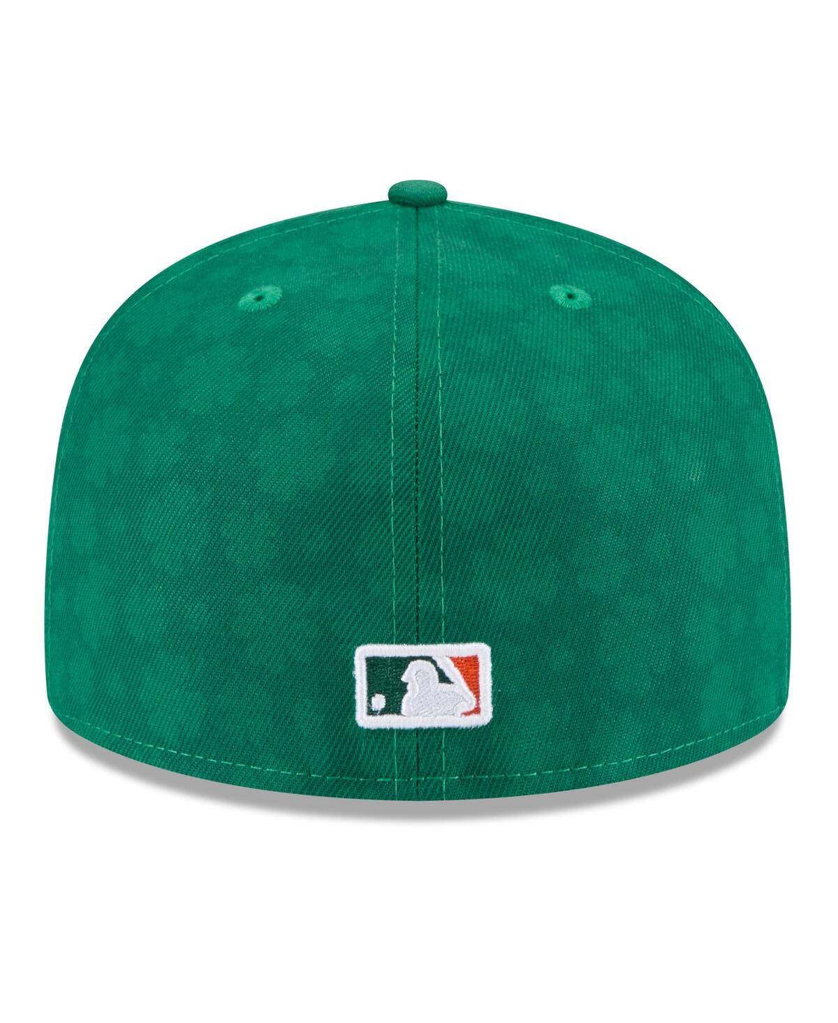 New Era Men's Kelly Green Atlanta Braves St. Patrick's Day 59fifty Fitted Hat In Kelly Green