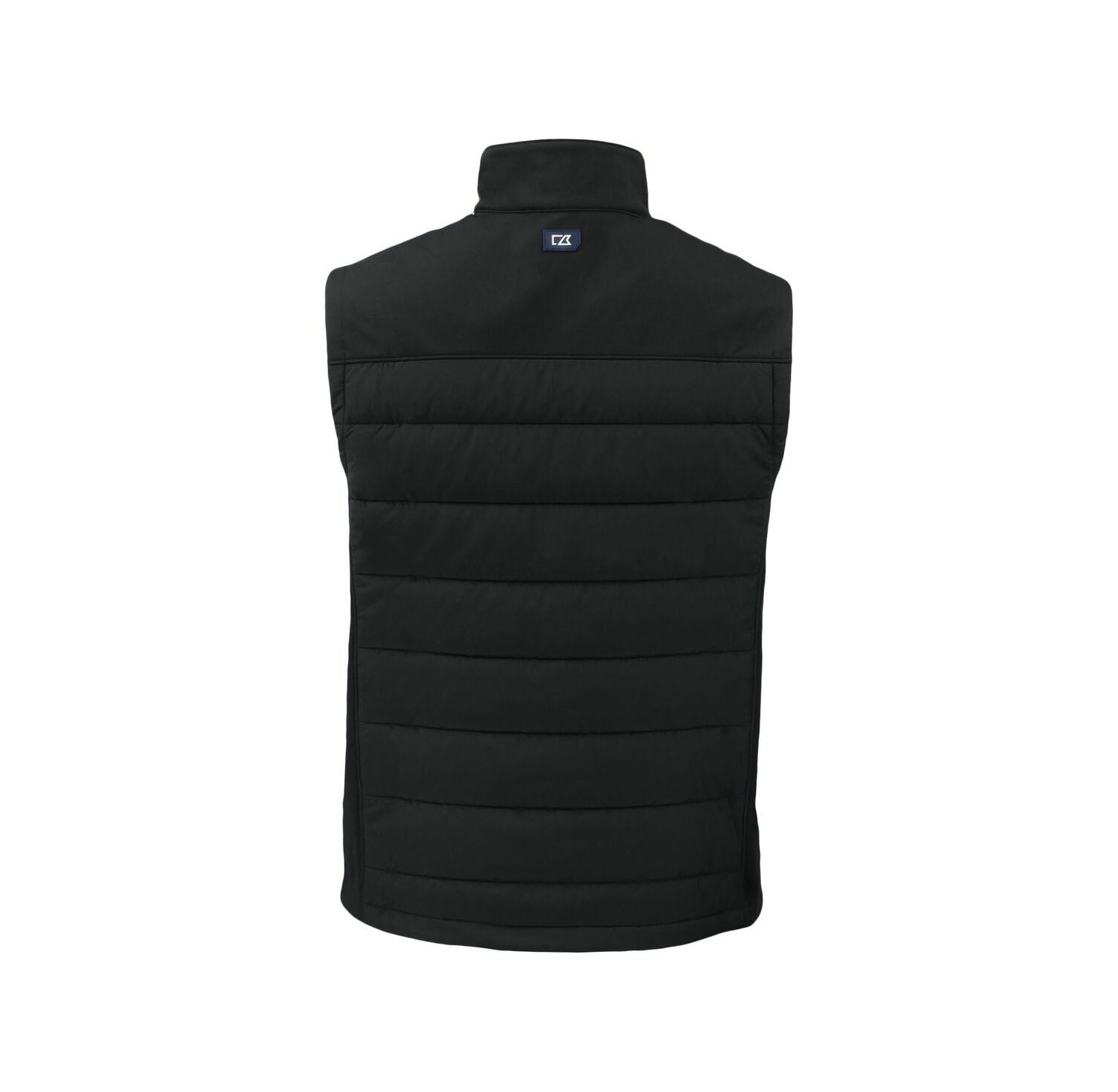 Men's Black Boston College Eagles Evoke Hybrid Eco Softshell Full-Zip Vest