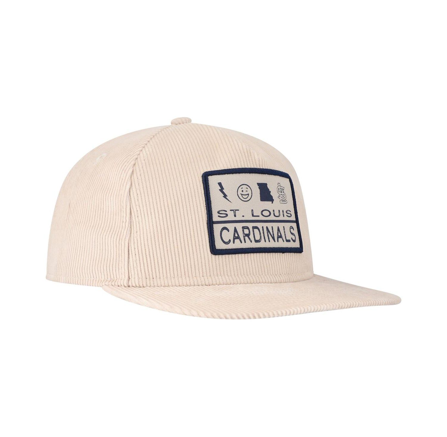 Men's Khaki St. Louis Cardinals Summer Essential Golfer Snapback Hat