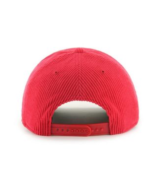 Men's Red Los Angeles Angels Corduroy Hitch Adjustable Hat