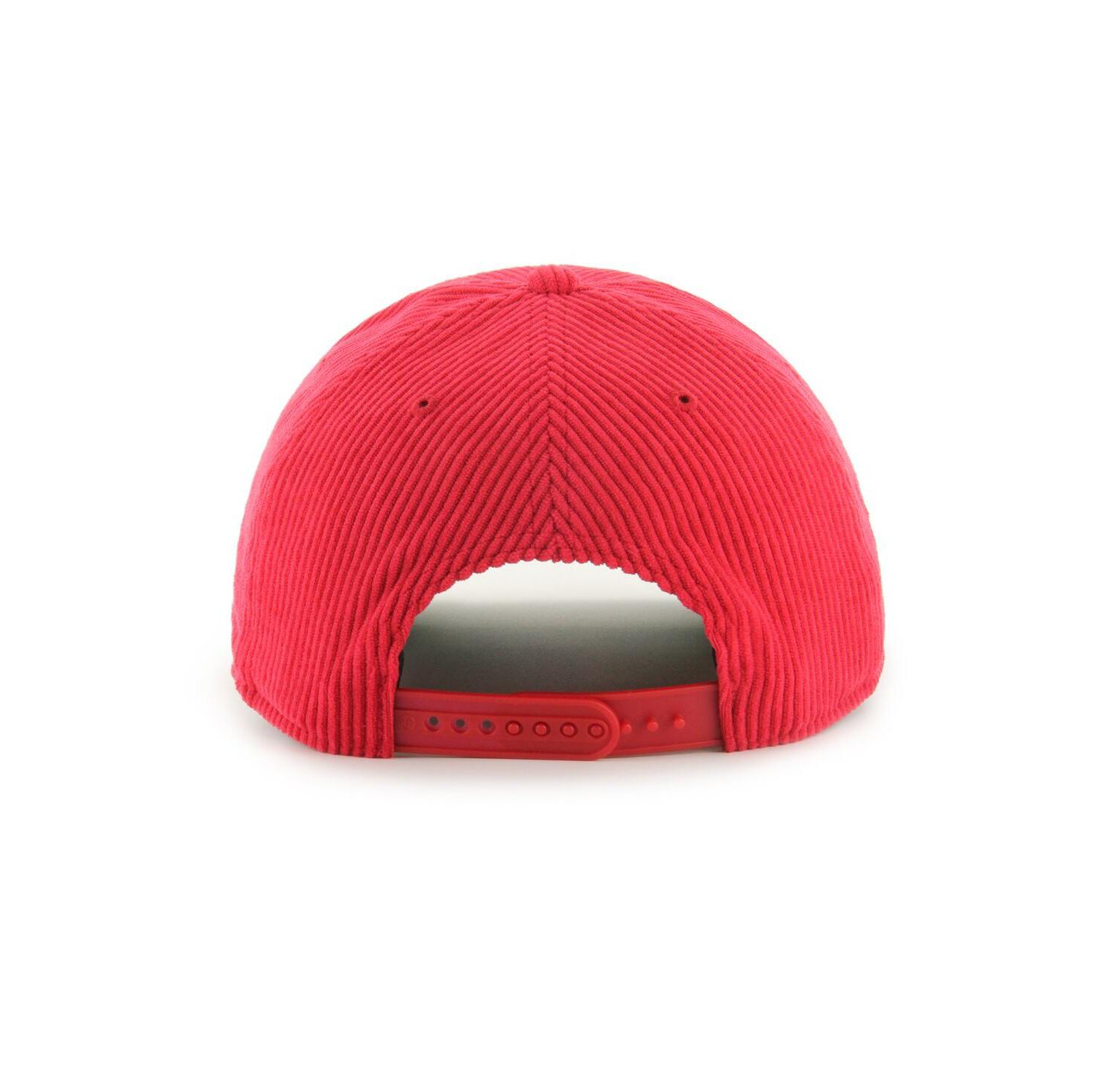 Men's Red Los Angeles Angels Corduroy Hitch Adjustable Hat