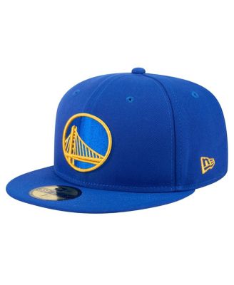 Men's Royal Golden State Warriors Throwback Pennant 59FIFTY Fitted Hat