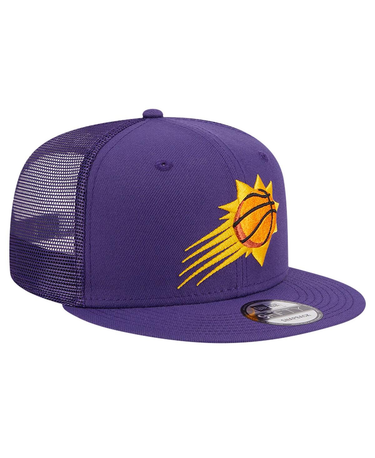 NEW ERA MEN'S PURPLE PHOENIX SUNS MESHBACK 9FIFTY SNAPBACK HAT 
