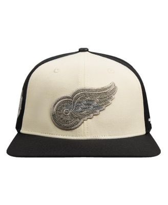 Men's&nbsp; Cream Detroit Red Wings French Terry Snapback Hat