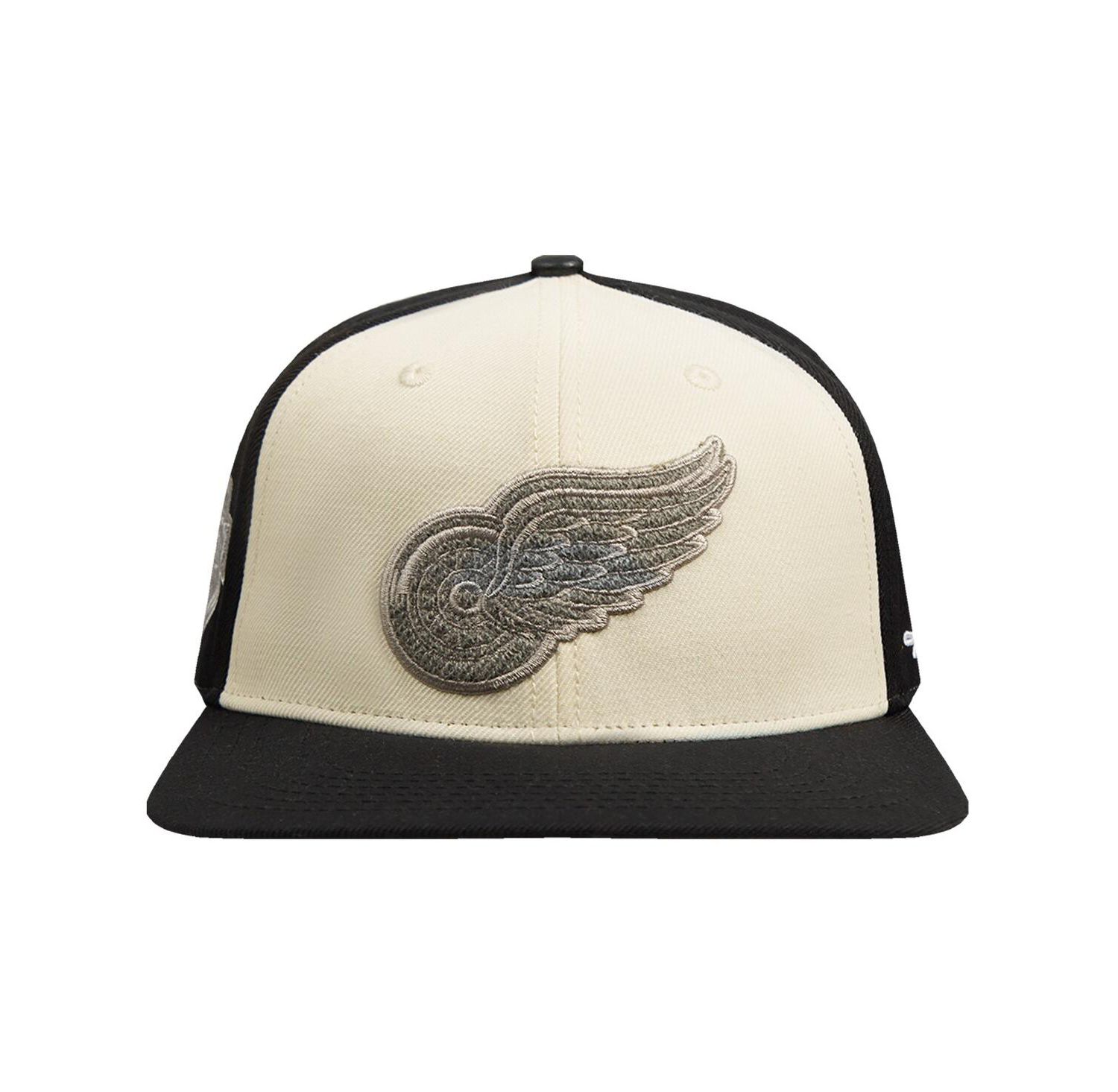 Men's Cream Detroit Red Wings French Terry Snapback Hat