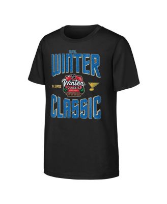 Big Boys and Girls Black St. Louis Blues 2025 NHL Winter Classic Game Day T-Shirt