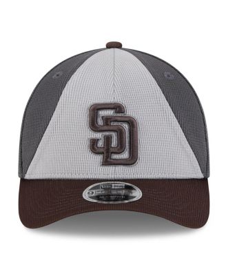 Men's Gray/Brown San Diego Padres 2025 Batting Practice 9FORTY M-Crown Adjustable Hat