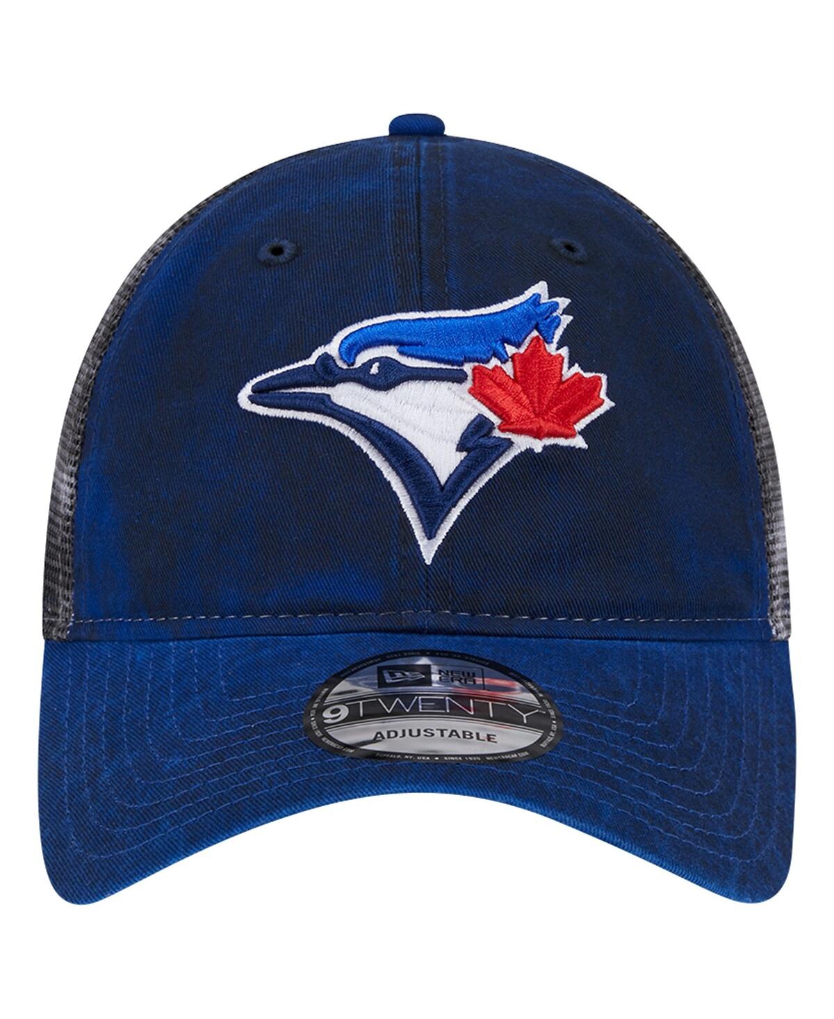 NEW ERA MEN'S ROYAL TORONTO BLUE JAYS TEAM SLICK TRUCKER 9TWENTY ADJUSTABLE HAT 