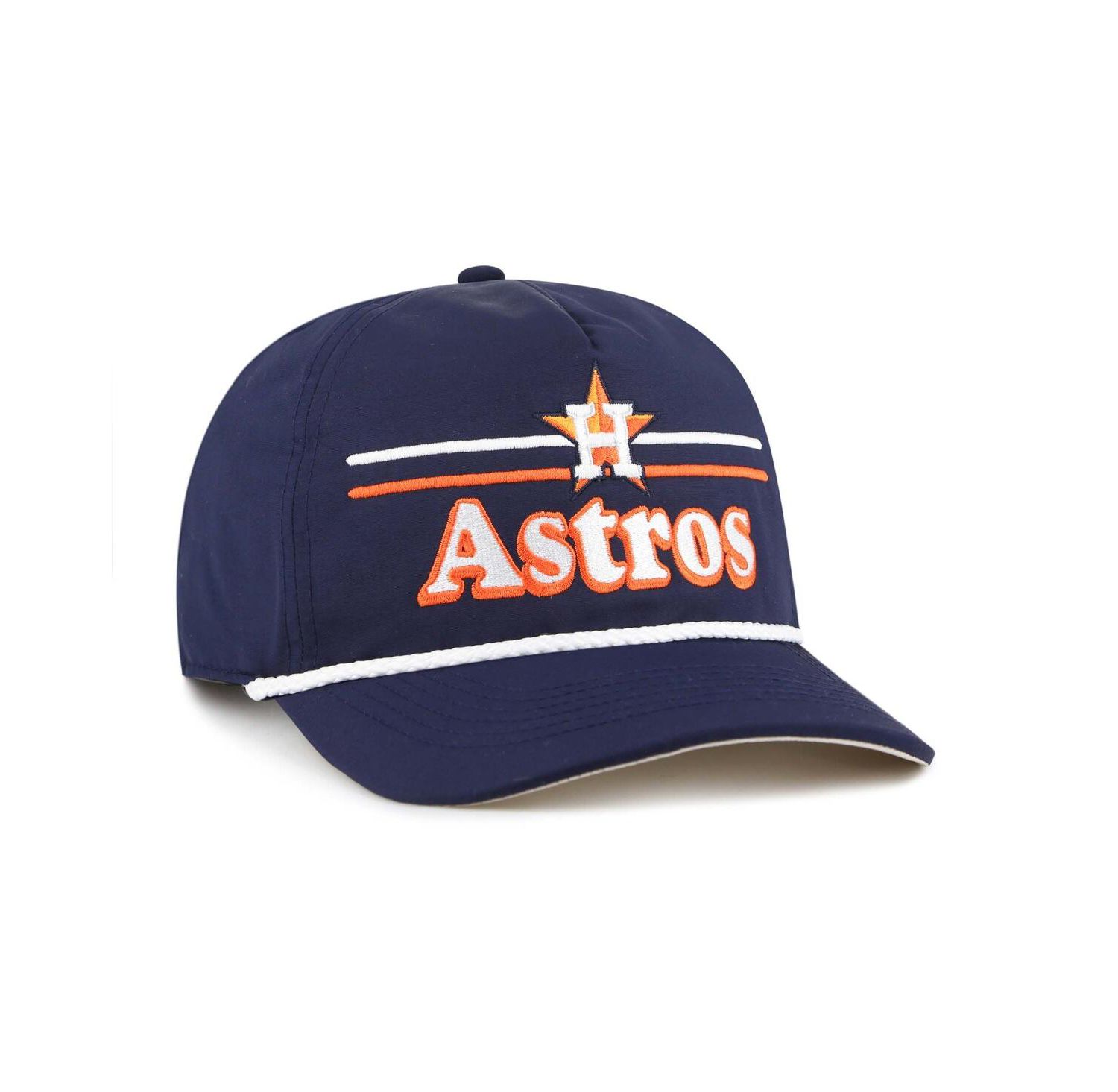 Men's Navy Houston Astros Campscape Hitch Adjustable Hat