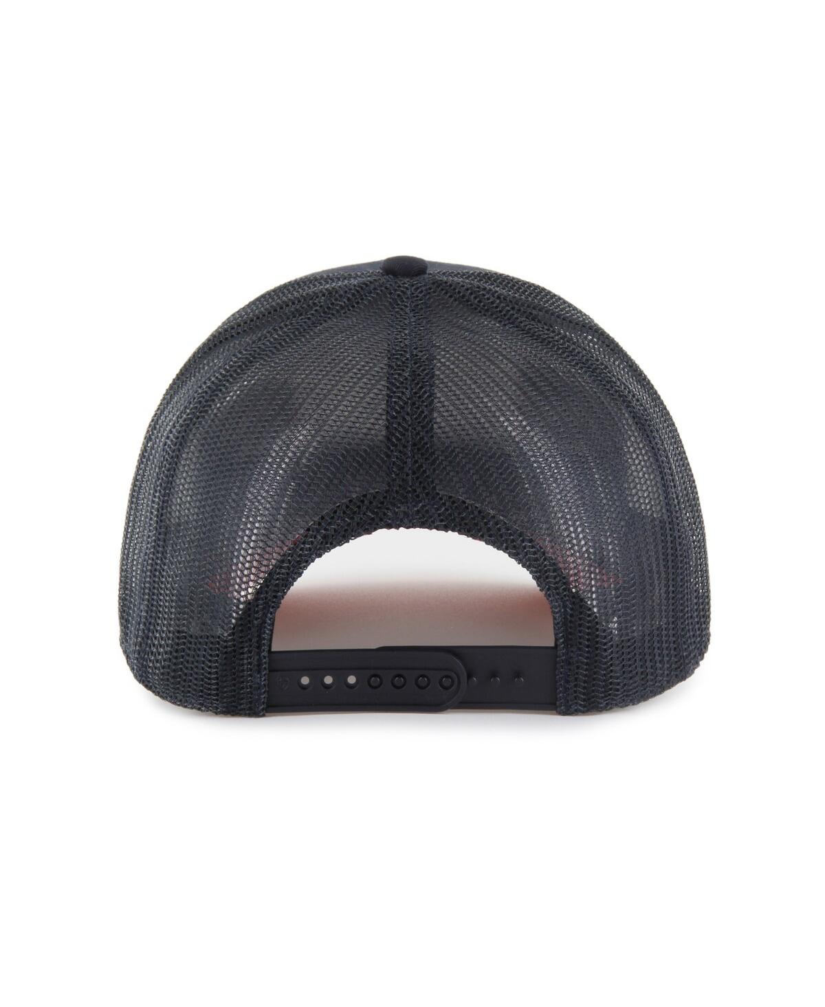 47 Brand Men's Navy Boston Red Sox Hardline Trucker Adjustable Hat In Navy