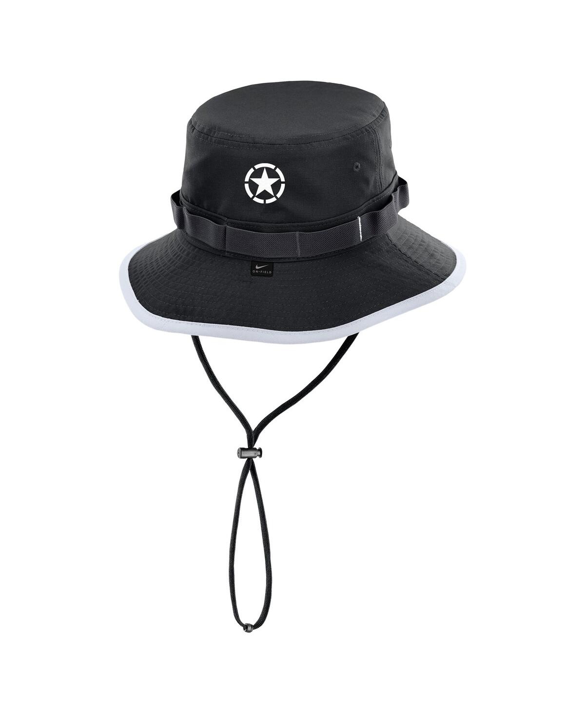 Nike Men's Black Army Black Knights 2024 Rivalry Apex Boonie Performance Bucket Hat In Black
