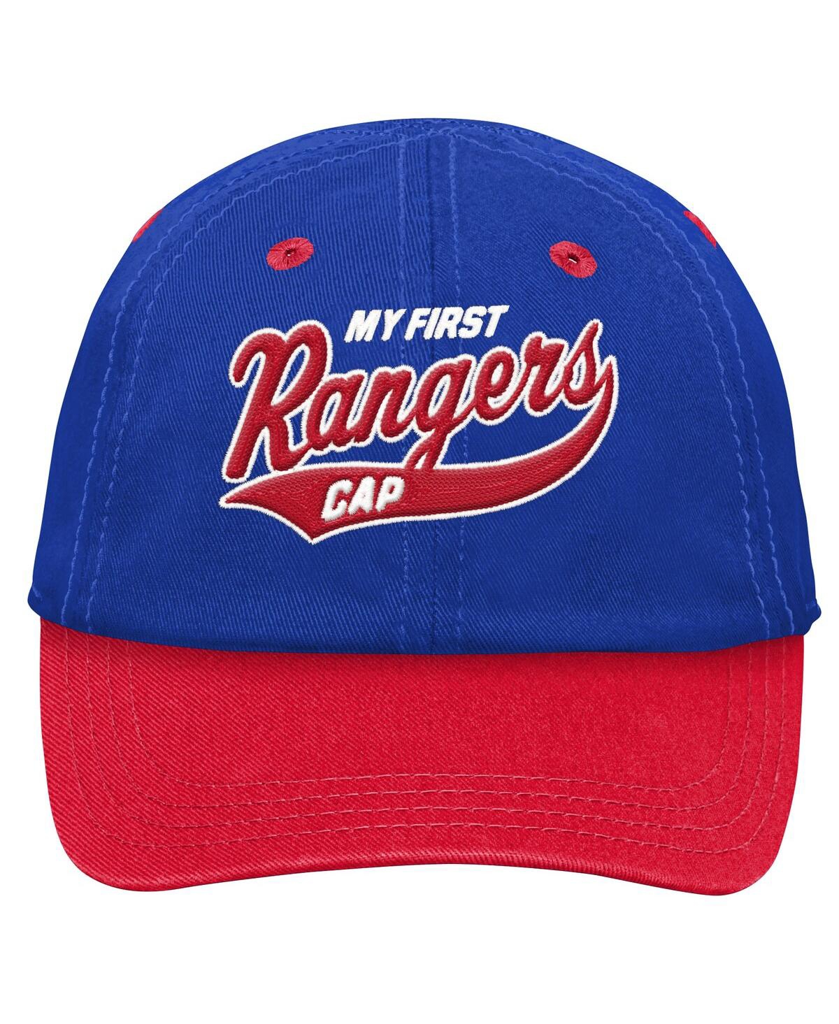 Outerstuff Baby Boys And Girls Blue New York Rangers My First Tail Sweep Slouch Flex Hat In Blue