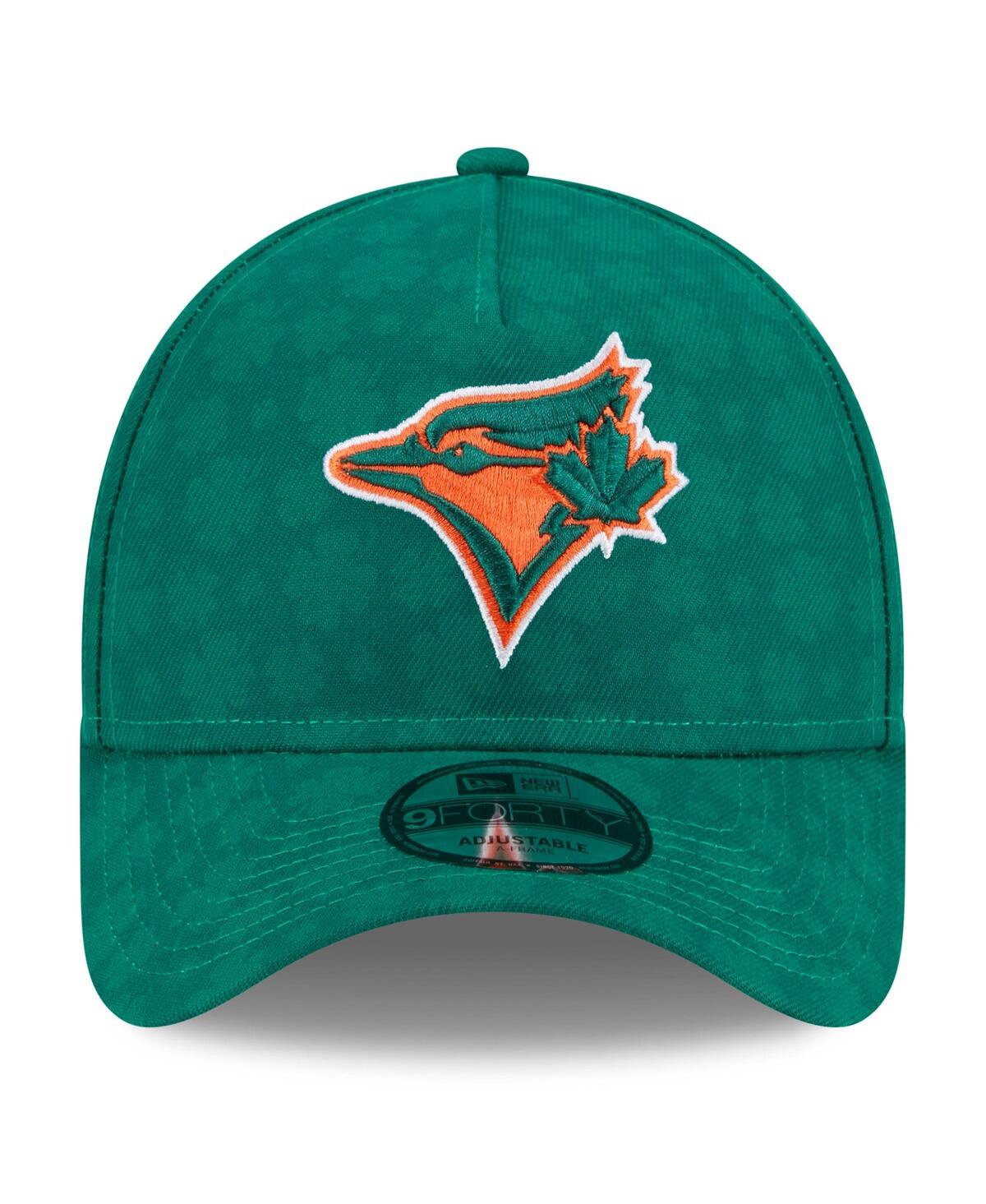 New Era Men's Kelly Green Toronto Blue Jays St. Patrick's Day A-frame 9forty Adjustable Hat In Kelly Green