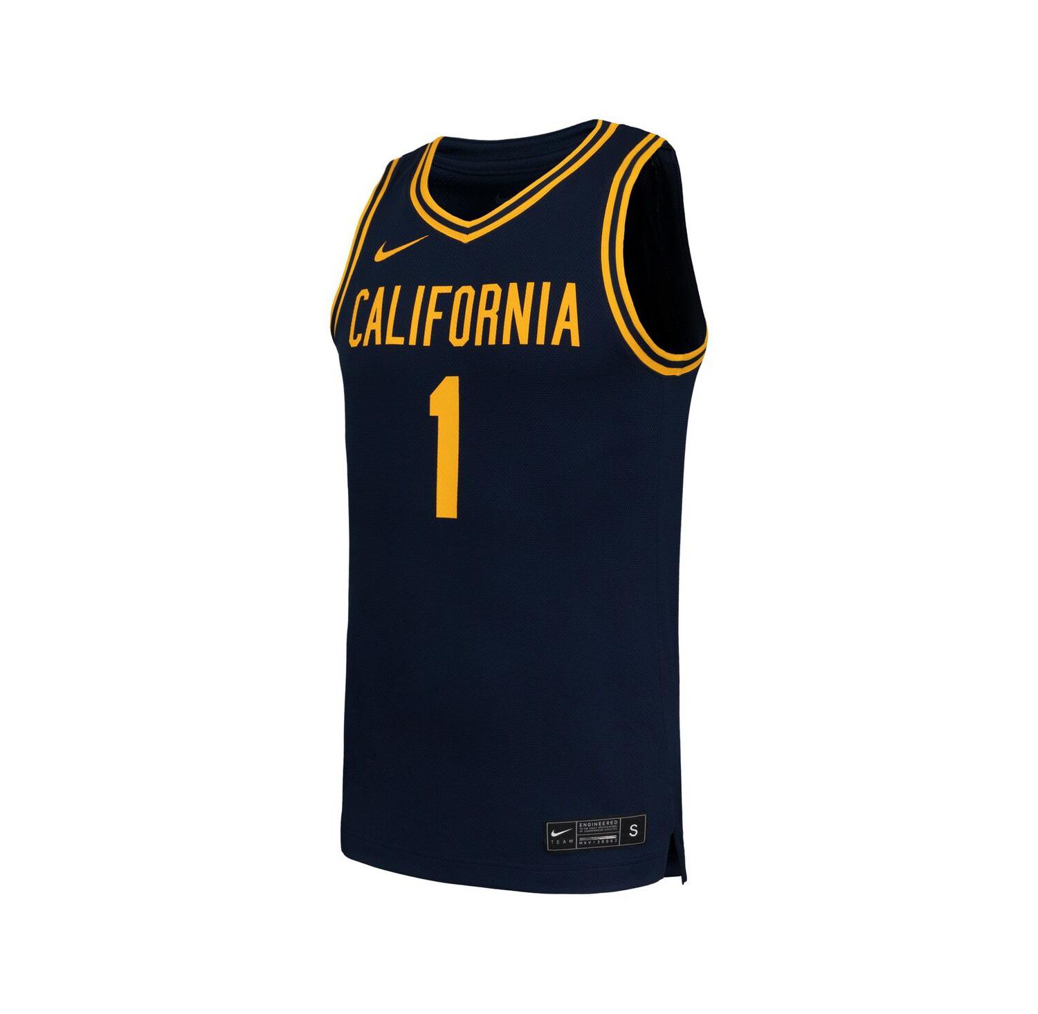 Men's 1 Navy Cal Bears Replica Basketball Jersey