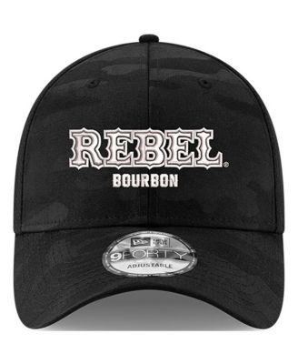 Men's Black Kyle Busch Rebel Bourbon 9FORTY Trucker Adjustable Hat