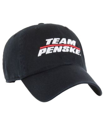 Men's Black Team Penske Clean Up Adjustable Hat