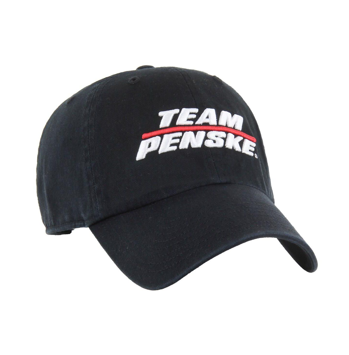 Мужская кепка '47 Brand Black Team Penske Clean Up Adjustable Hat — фото 3
