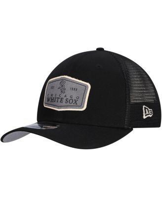 New Era - Men's Black Chicago White Sox Labeled 9SEVENTY Stretch-Snap Adjustable Hat