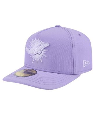 New Era - Men's Light Purple Miami Dolphins Color Pack 59FIFTY Fitted Hat